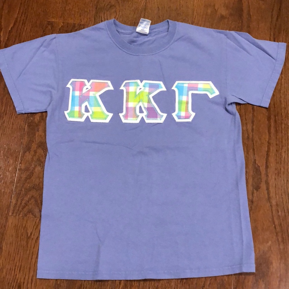 Kappa Kappa Gamma KKG Lettered Shirt